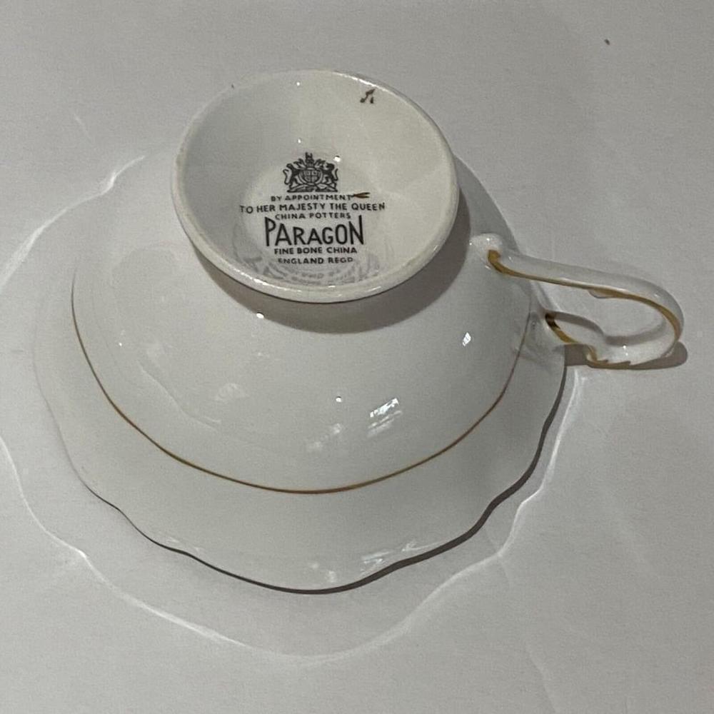 Paragon Cup & Saucer Opening of St Lawrence Seaway Royal Visit 1959 Teacup - Picture 6 of 7